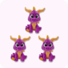 Spyro Plush 3PCS